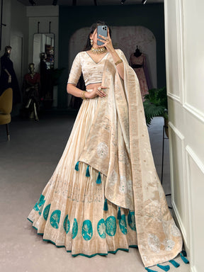 Pure Shimmer Handcrafted Lehenga Choli