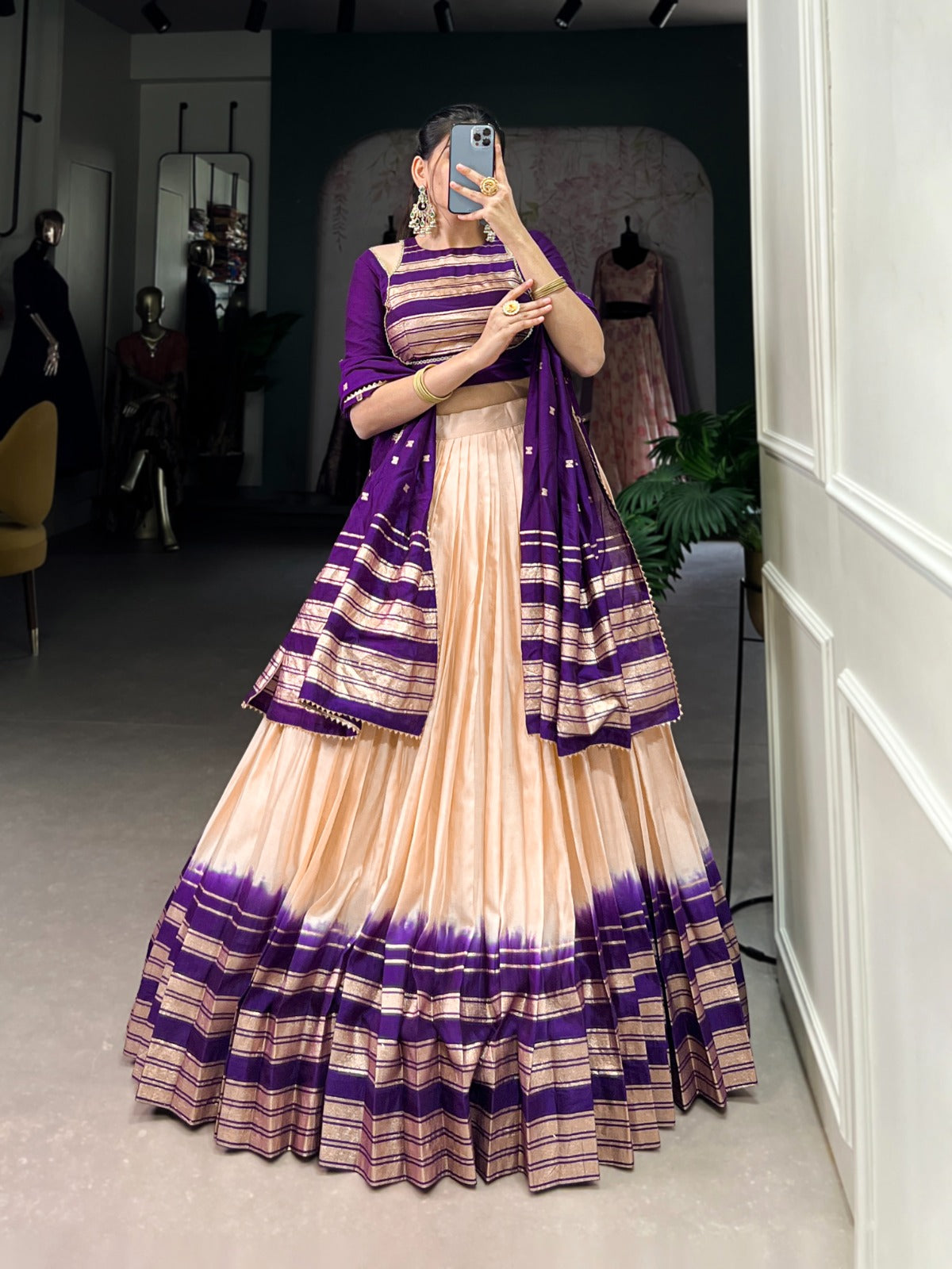 Regal Chanderi Silk Lehenga Choli