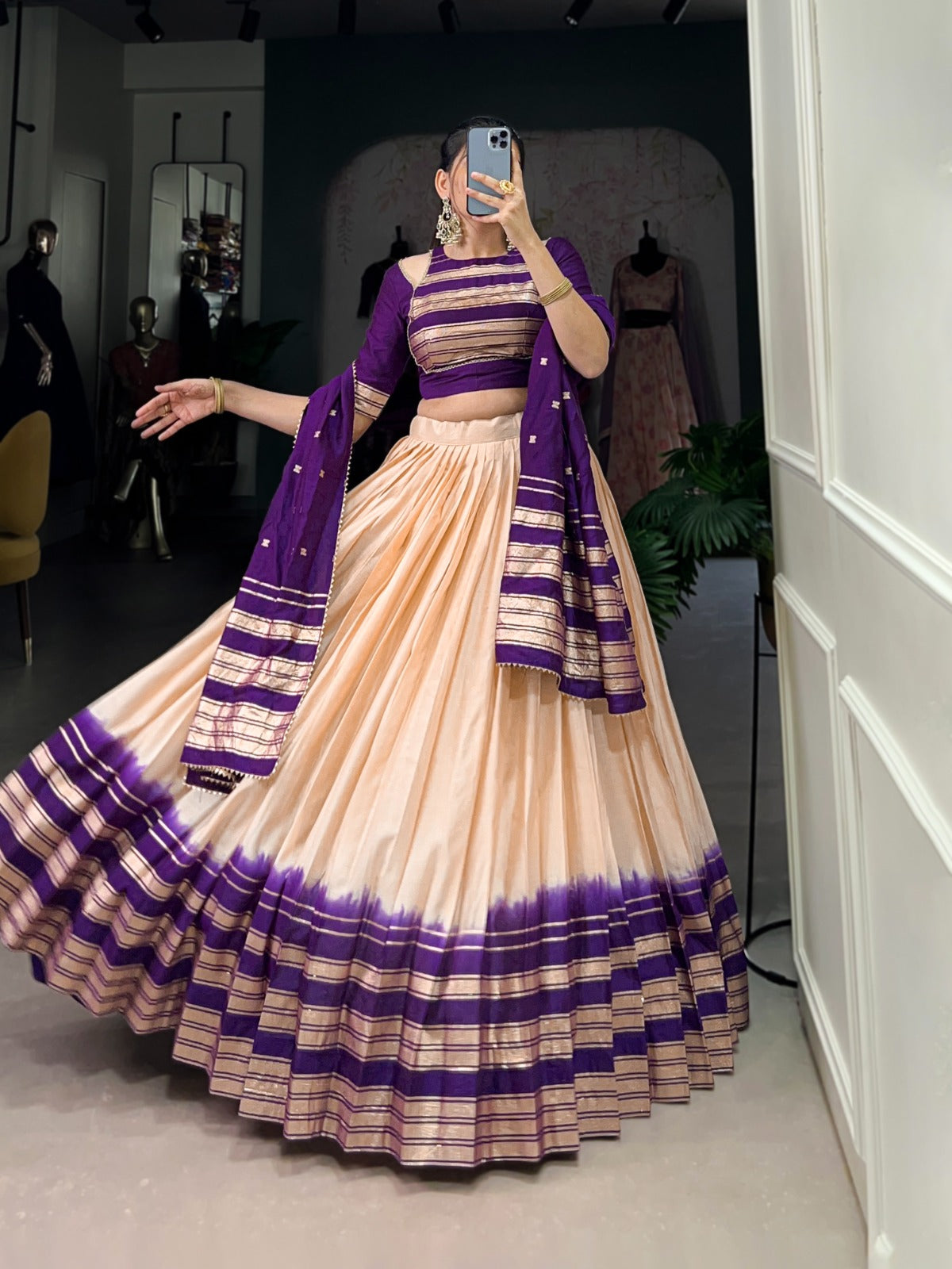 Regal Chanderi Silk Lehenga Choli