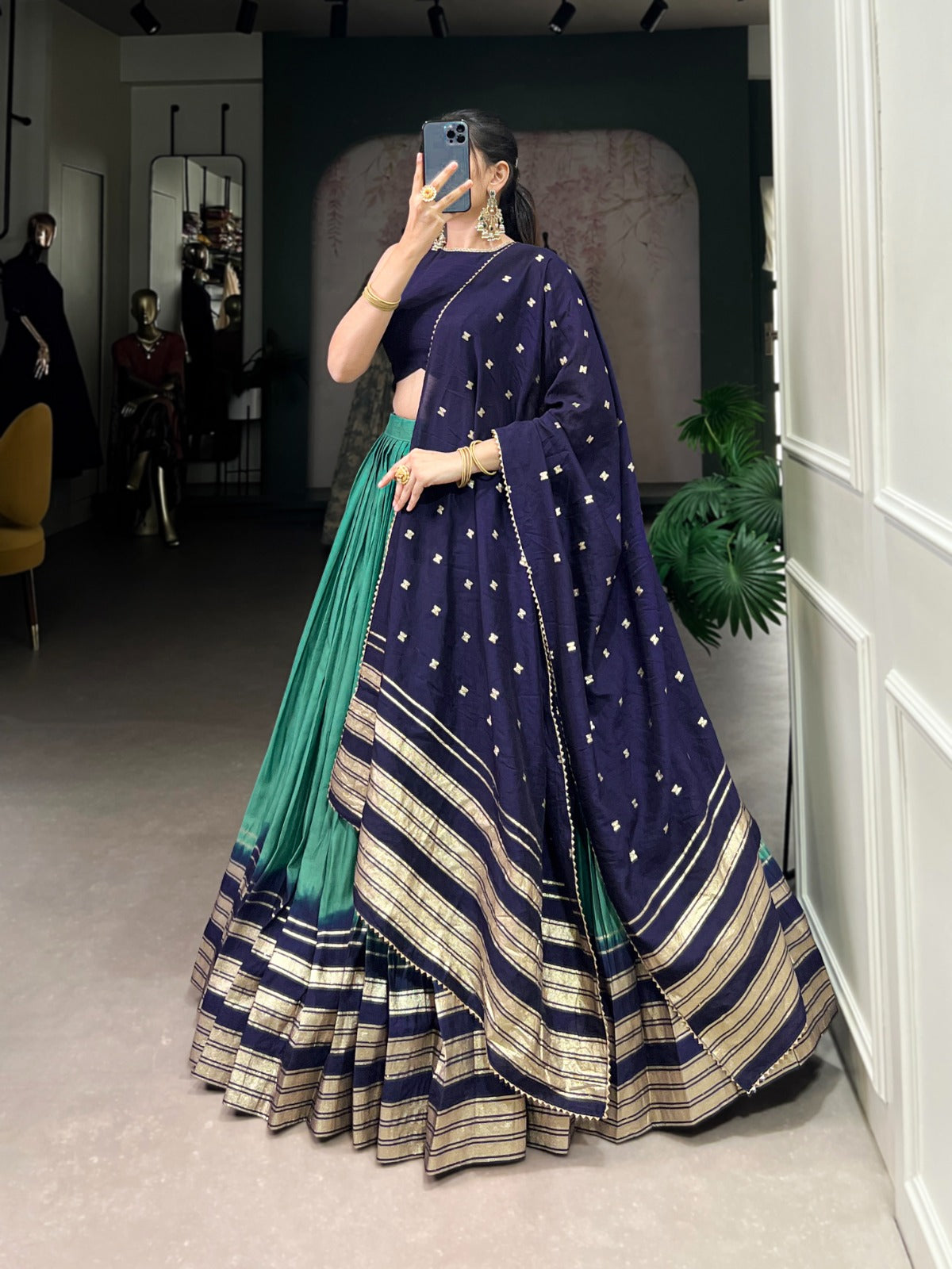 Regal Chanderi Silk Lehenga Choli