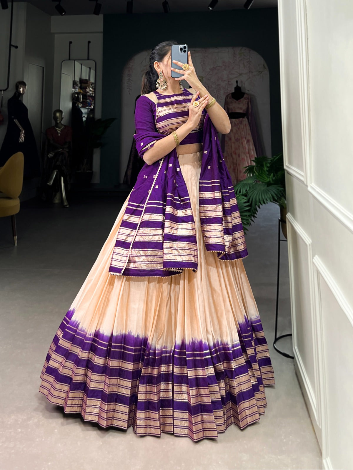 Regal Chanderi Silk Lehenga Choli