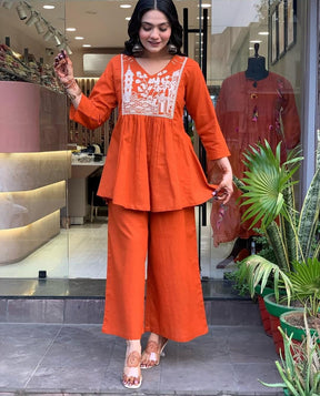 Summer-Ready Orange Co-ord Sets