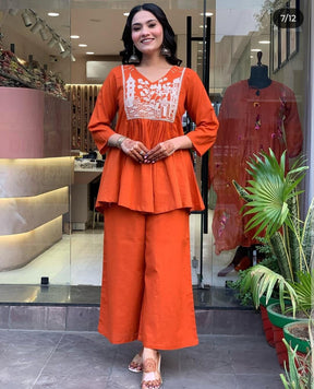 Summer-Ready Orange Co-ord Sets