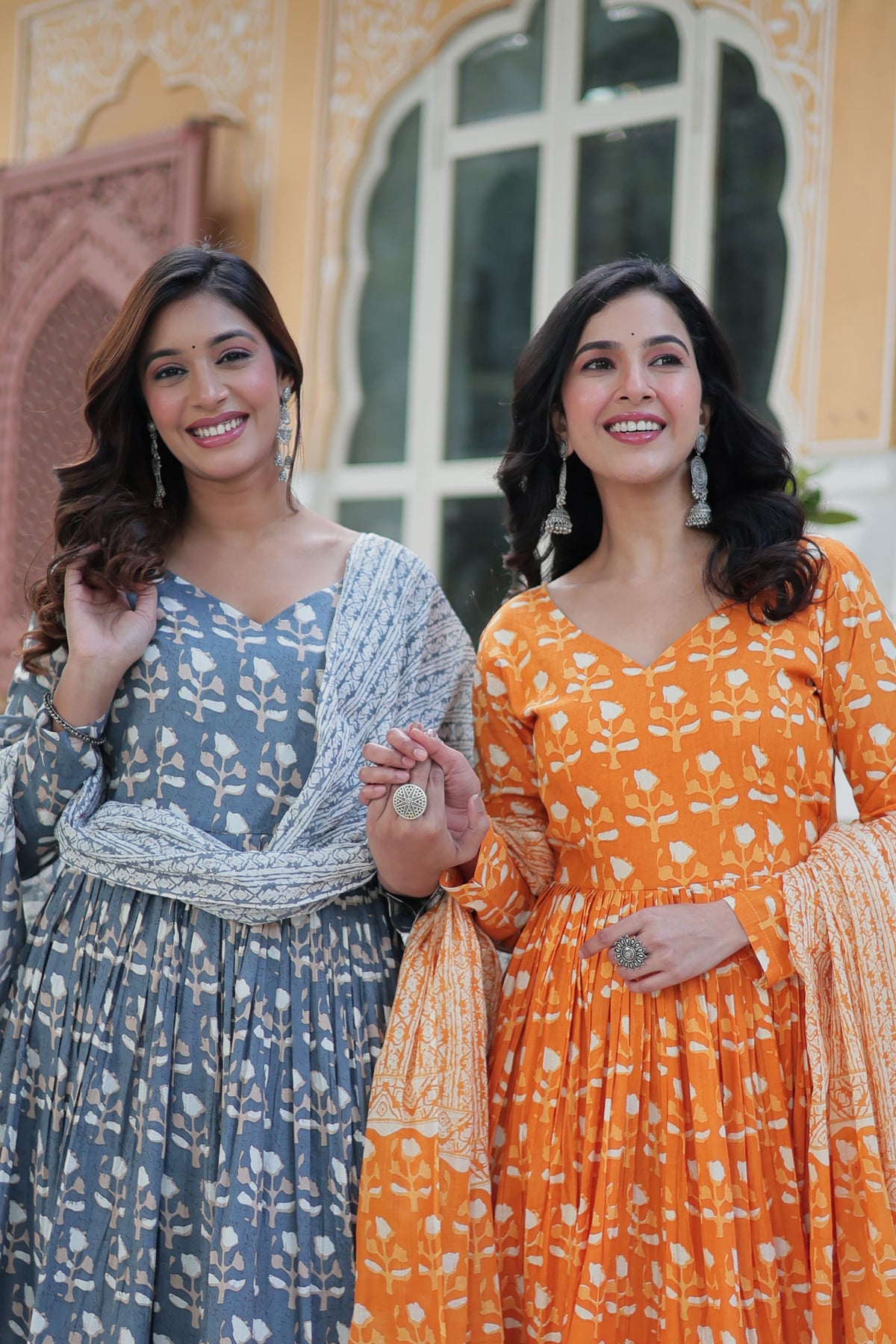READYMADE COTTON KURTI WITH PANT & DUPATTA SET