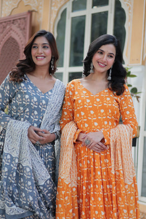 READYMADE COTTON KURTI WITH PANT & DUPATTA SET