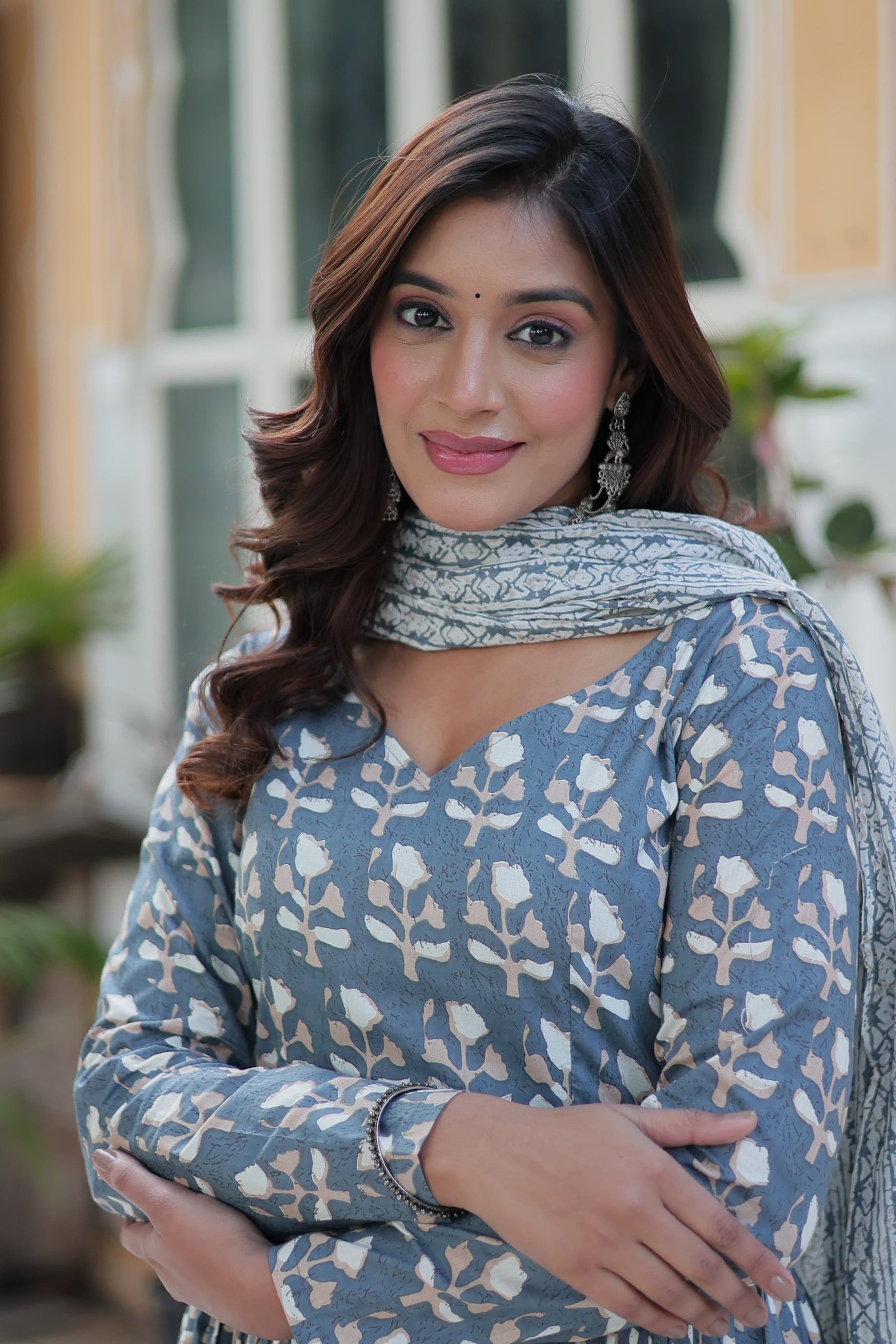 Pure Cotton Elegance in a Kurti Set