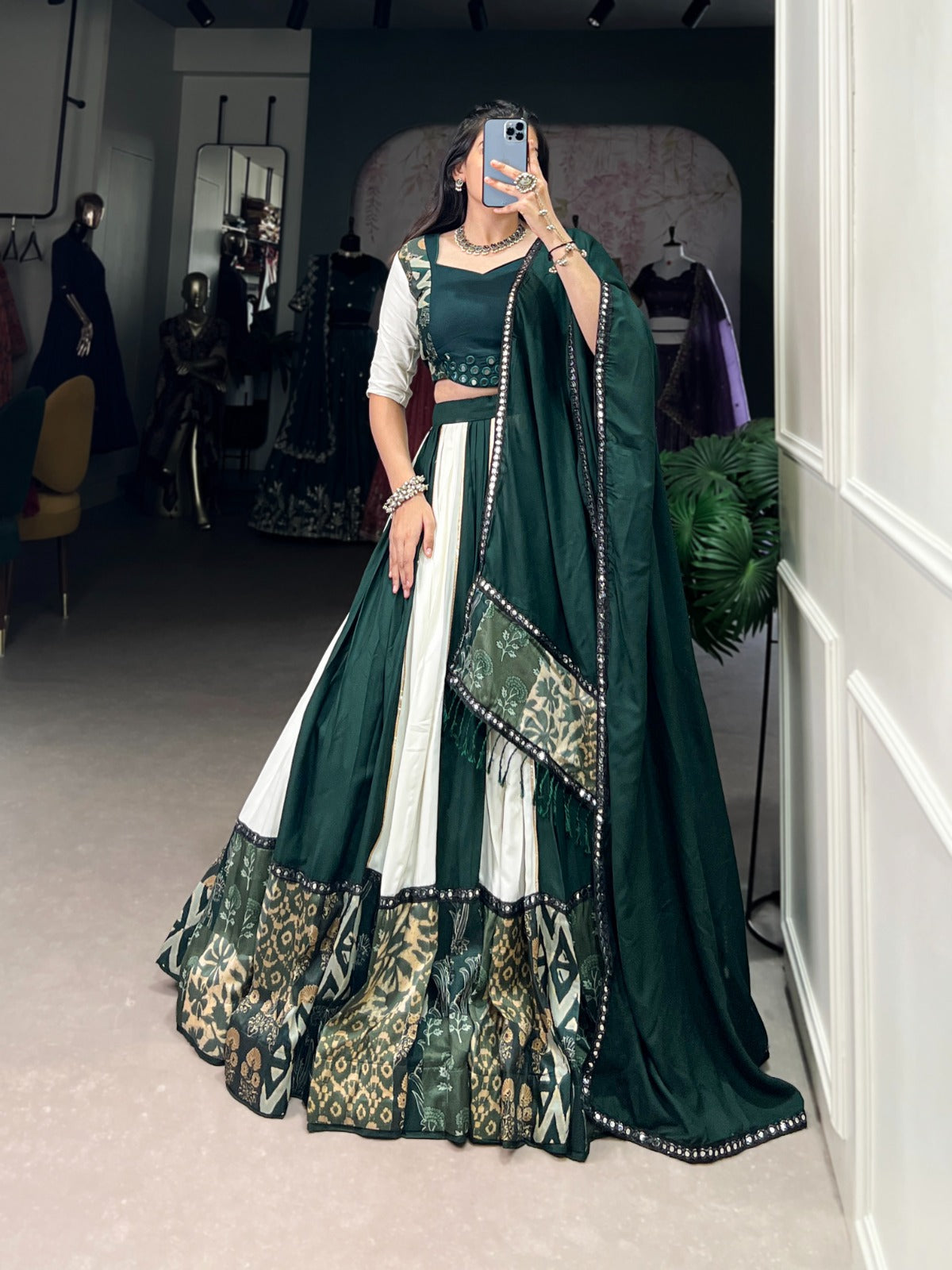 Premium Rayon with Mirror Work Lehenga Choli Collection