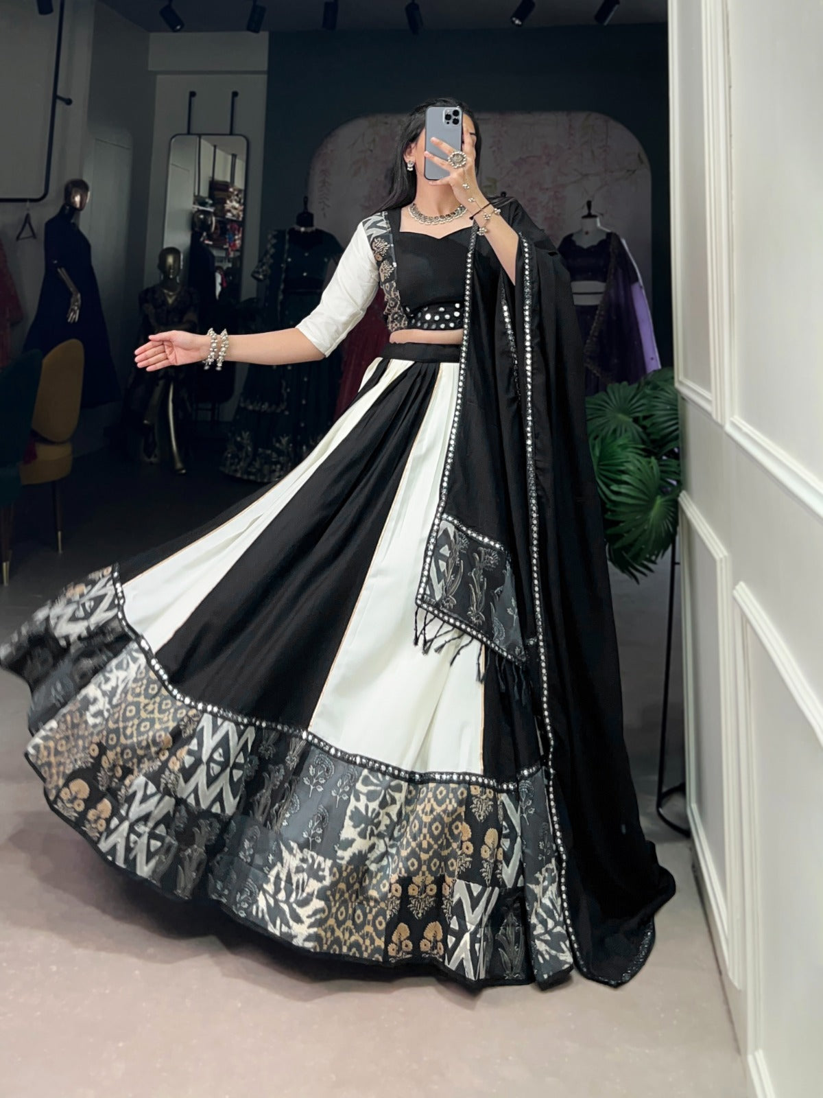 Premium Rayon with Mirror Work Lehenga Choli Collection