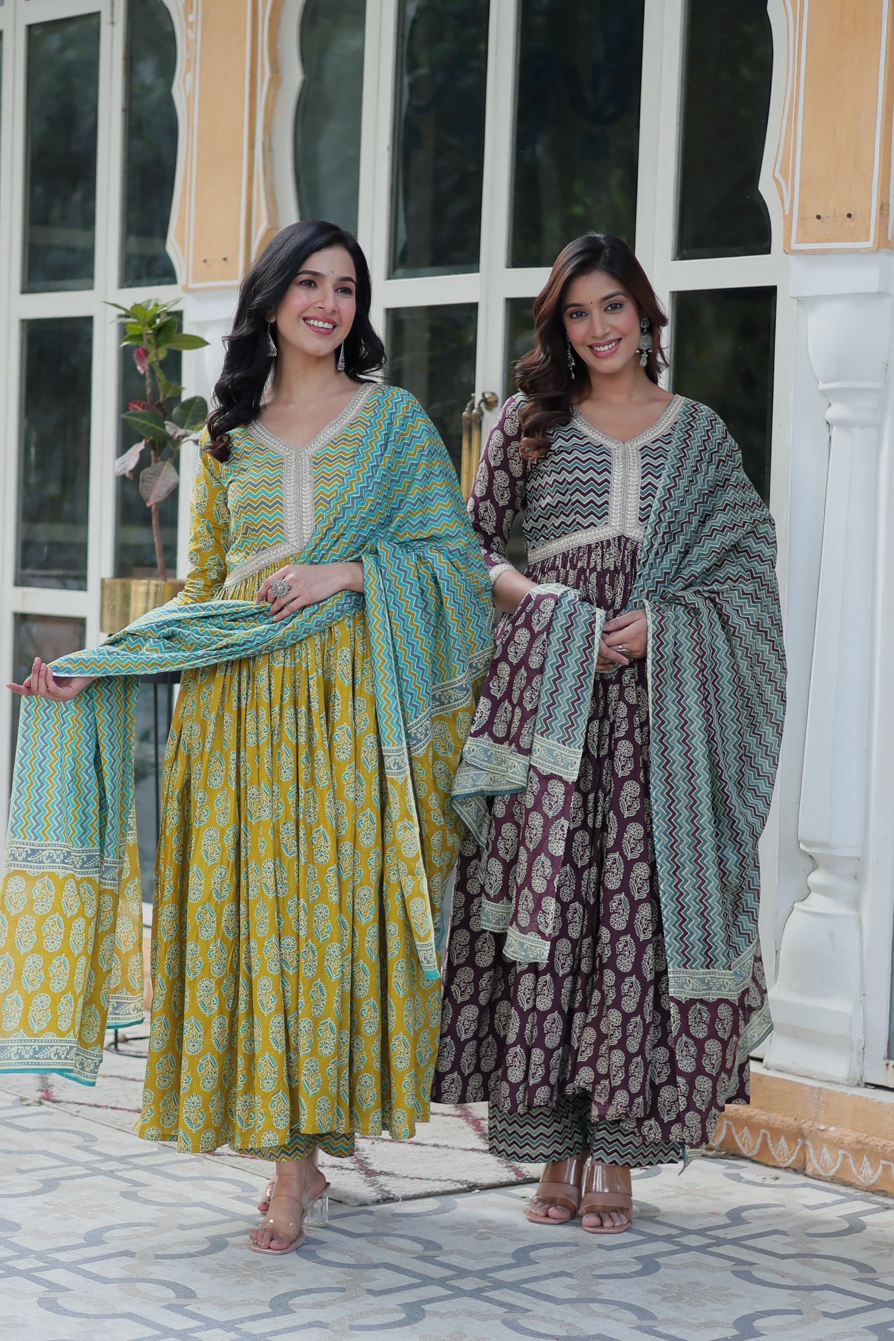 PREMIUM READYMADE COTTON KURTI SET WITH PANT & DUPATTA