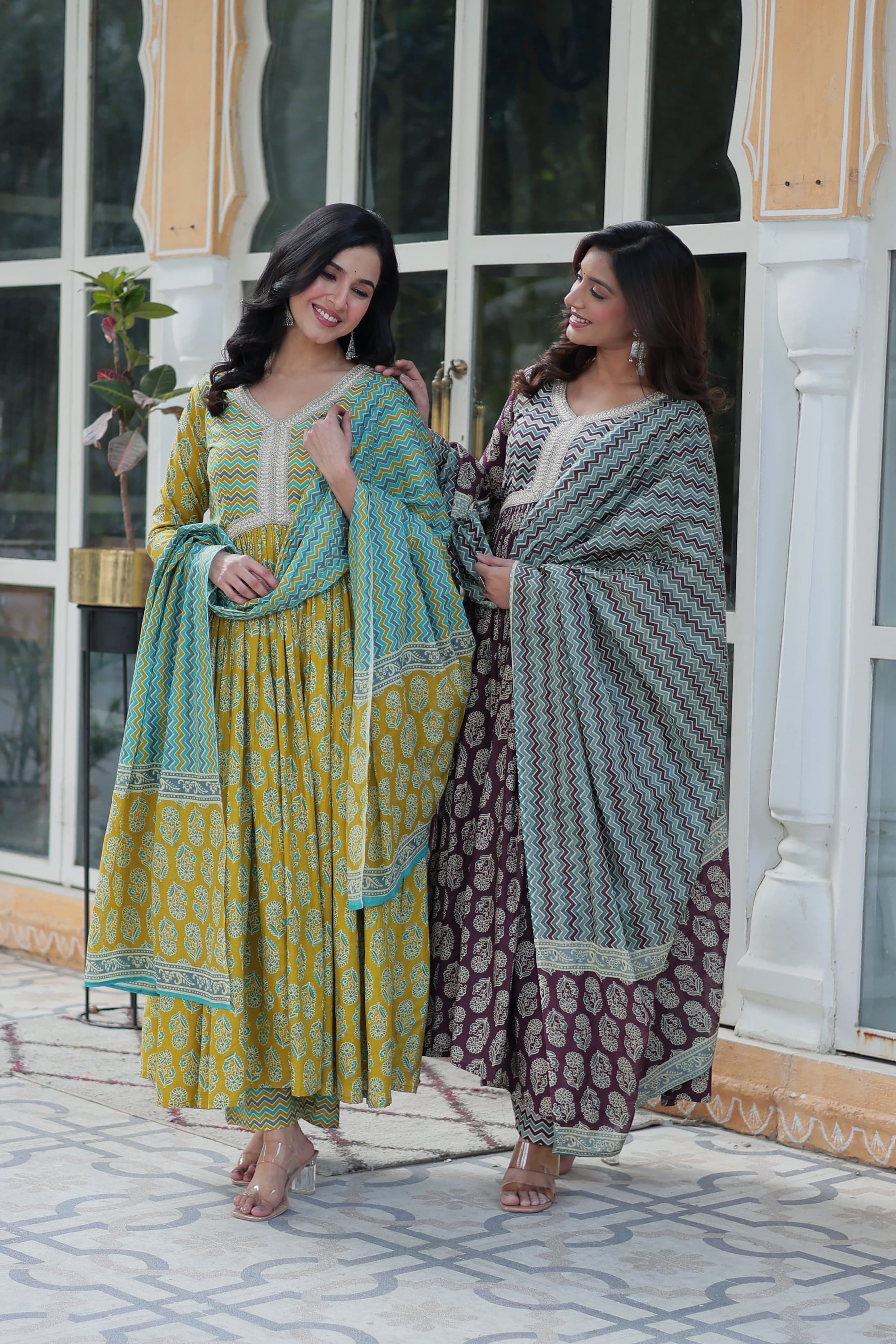 PREMIUM READYMADE COTTON KURTI SET WITH PANT & DUPATTA