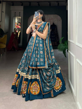 Glamour in Gamthi Work Lehenga Choli Set