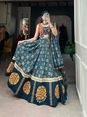 Glamour in Gamthi Work Lehenga Choli Set