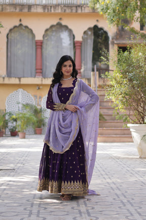 Premium Designer Gown with Dupatta