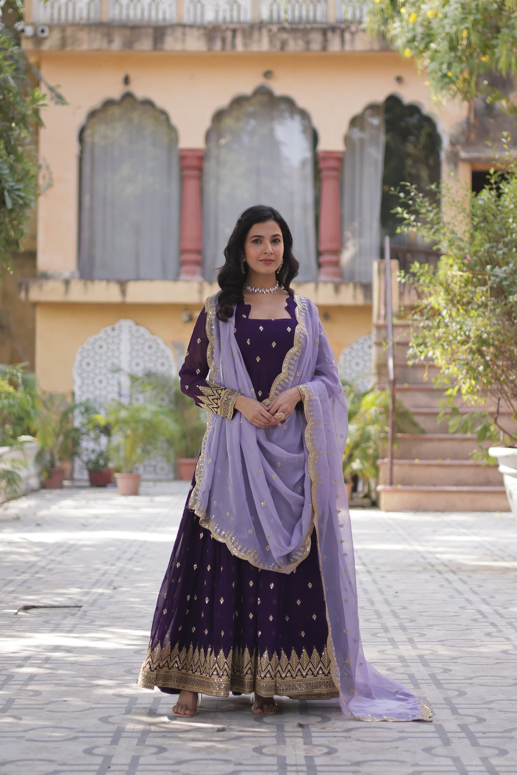 Premium Designer Gown with Dupatta