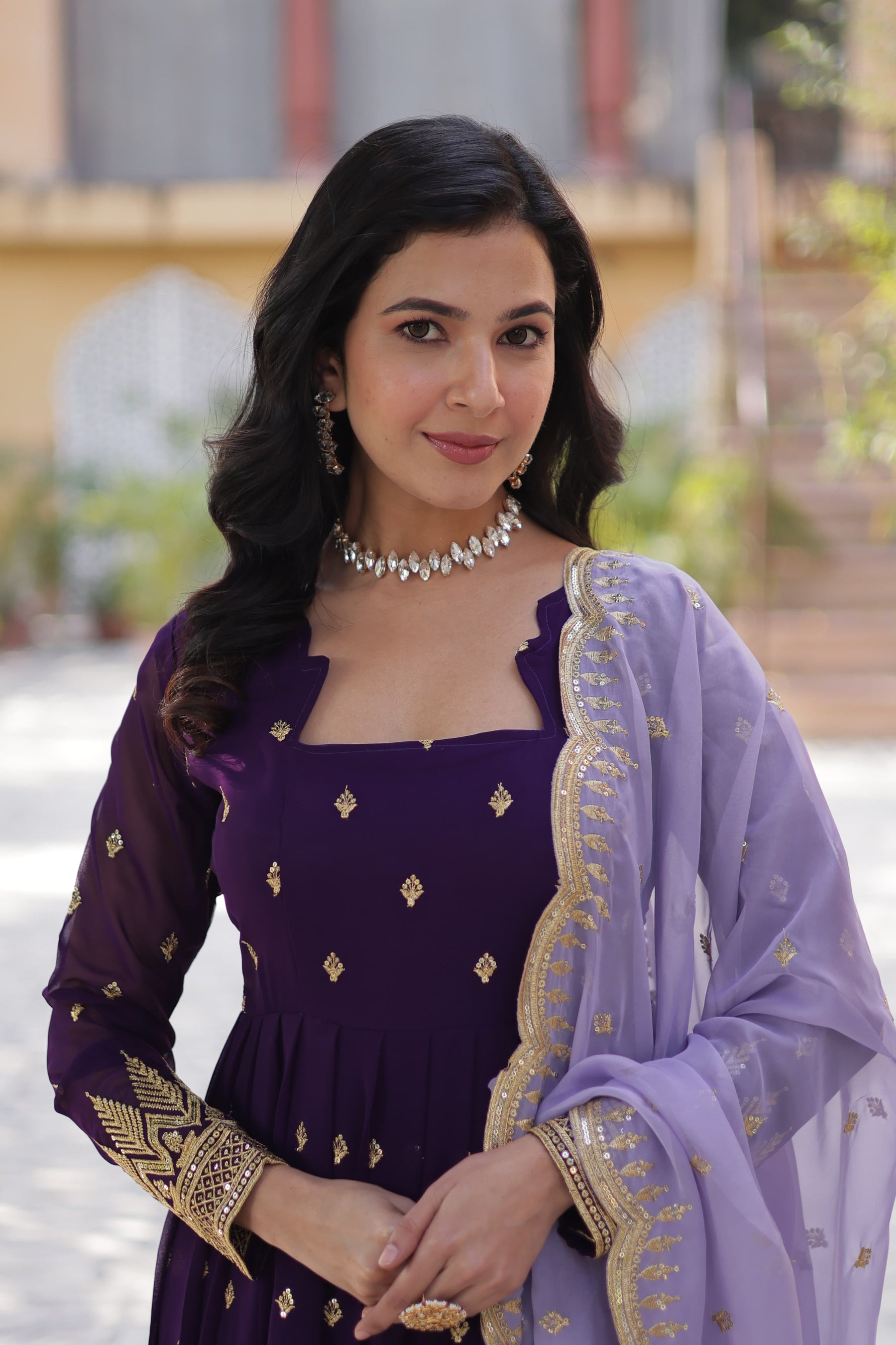 Premium Designer Gown with Dupatta