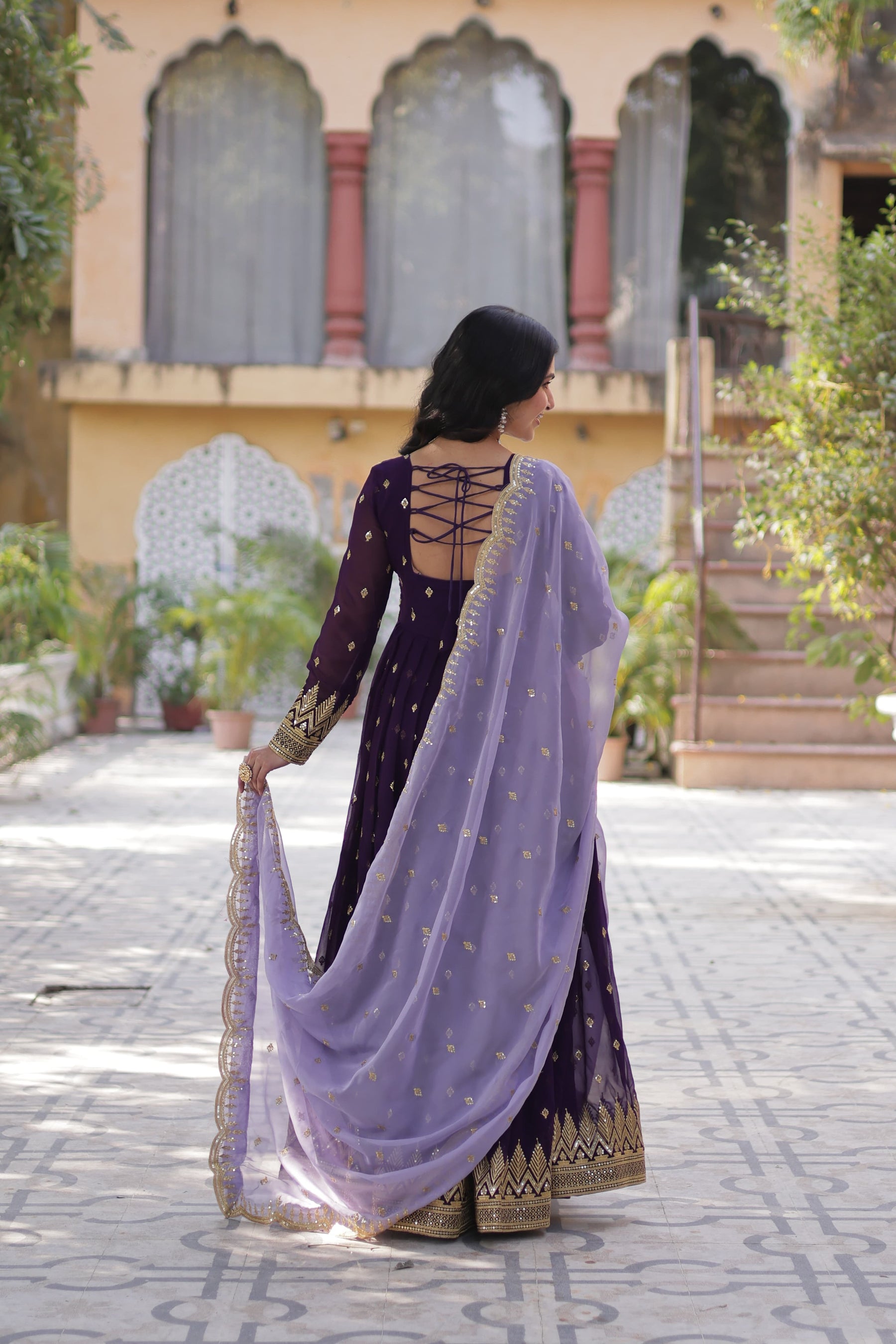 Premium Designer Gown with Dupatta