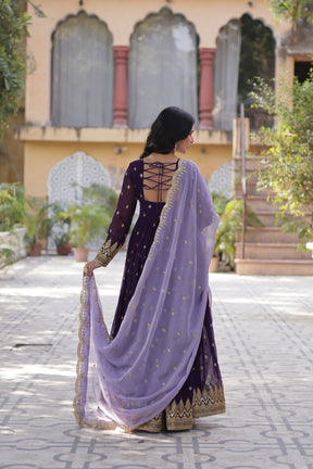 Premium Designer Gown with Dupatta