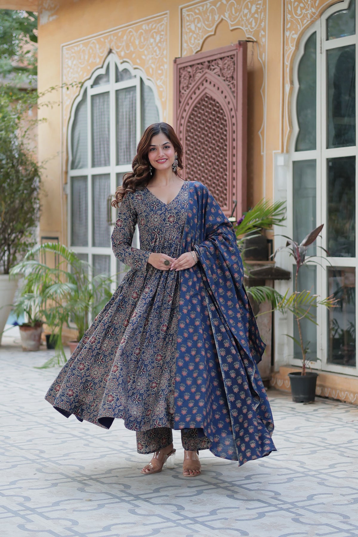 Premium Readymade Pure Cotton Kurti with Pant & Dupatta Set