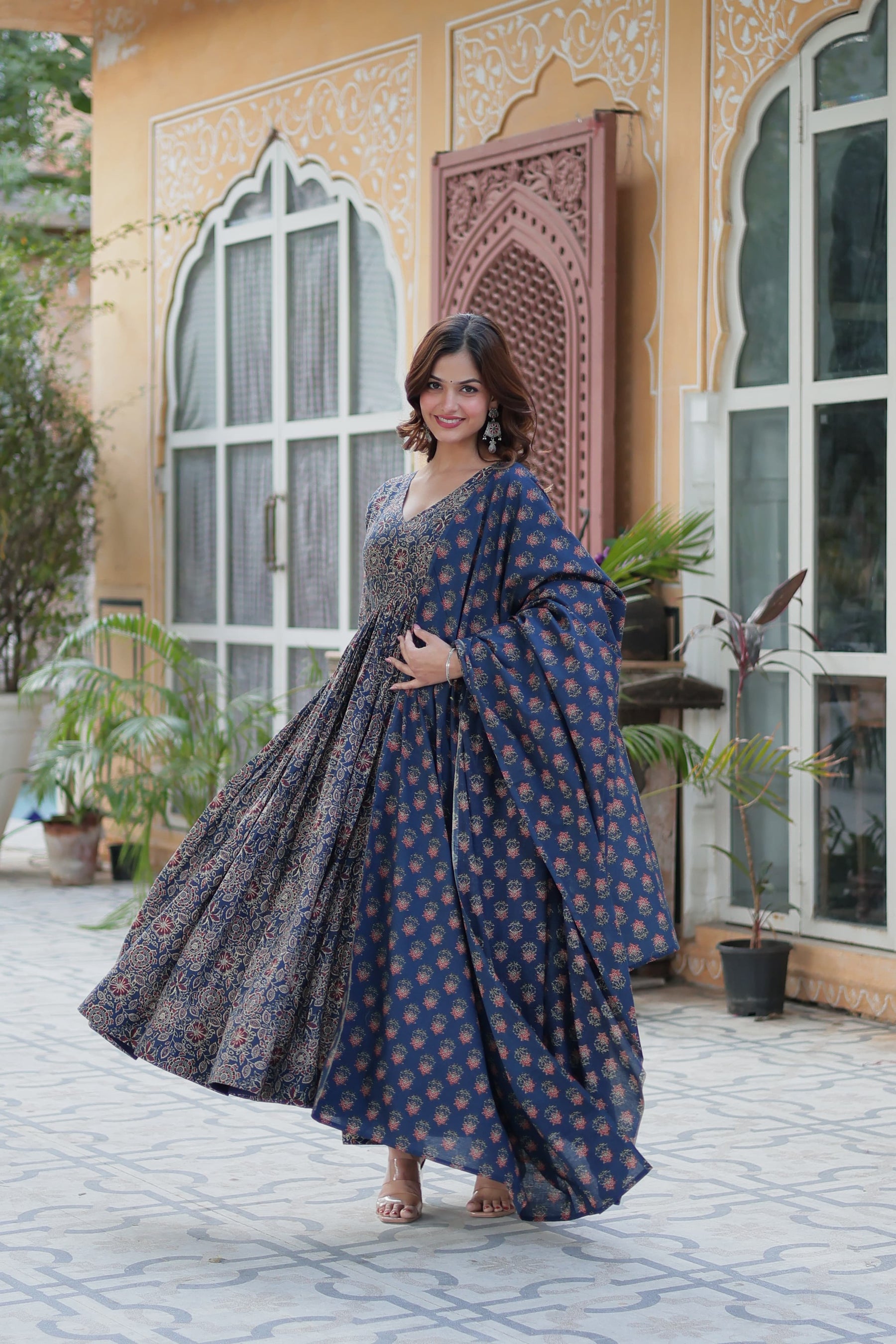 Premium Readymade Pure Cotton Kurti with Pant & Dupatta Set