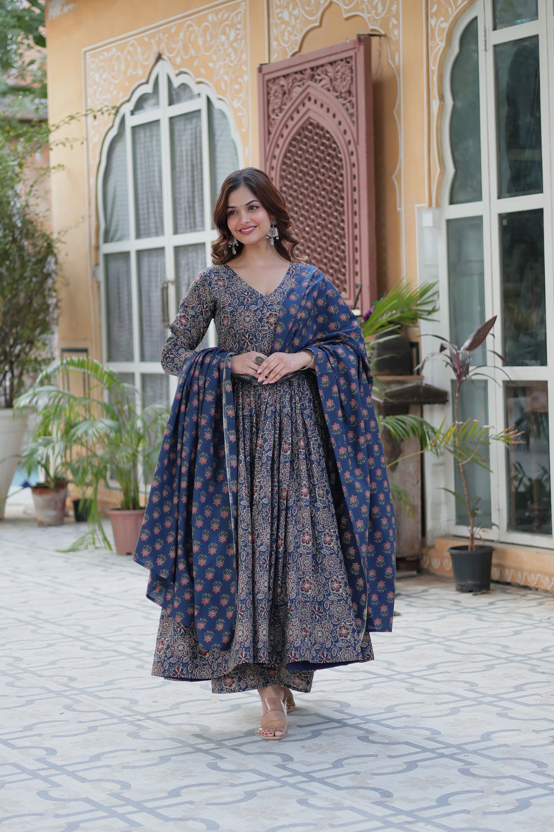Premium Readymade Pure Cotton Kurti with Pant & Dupatta Set