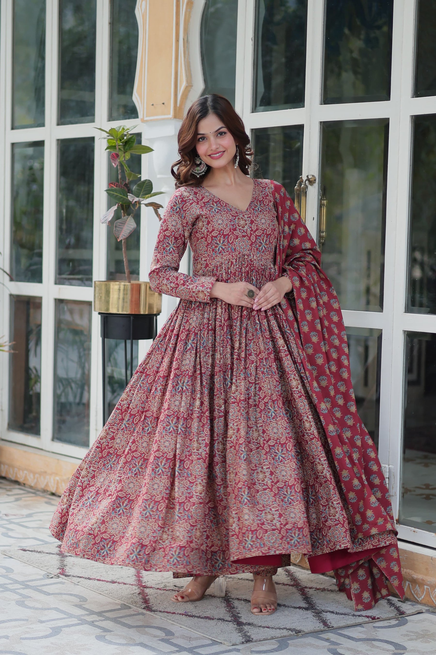 Premium Readymade Pure Cotton Kurti with Pant & Dupatta Set