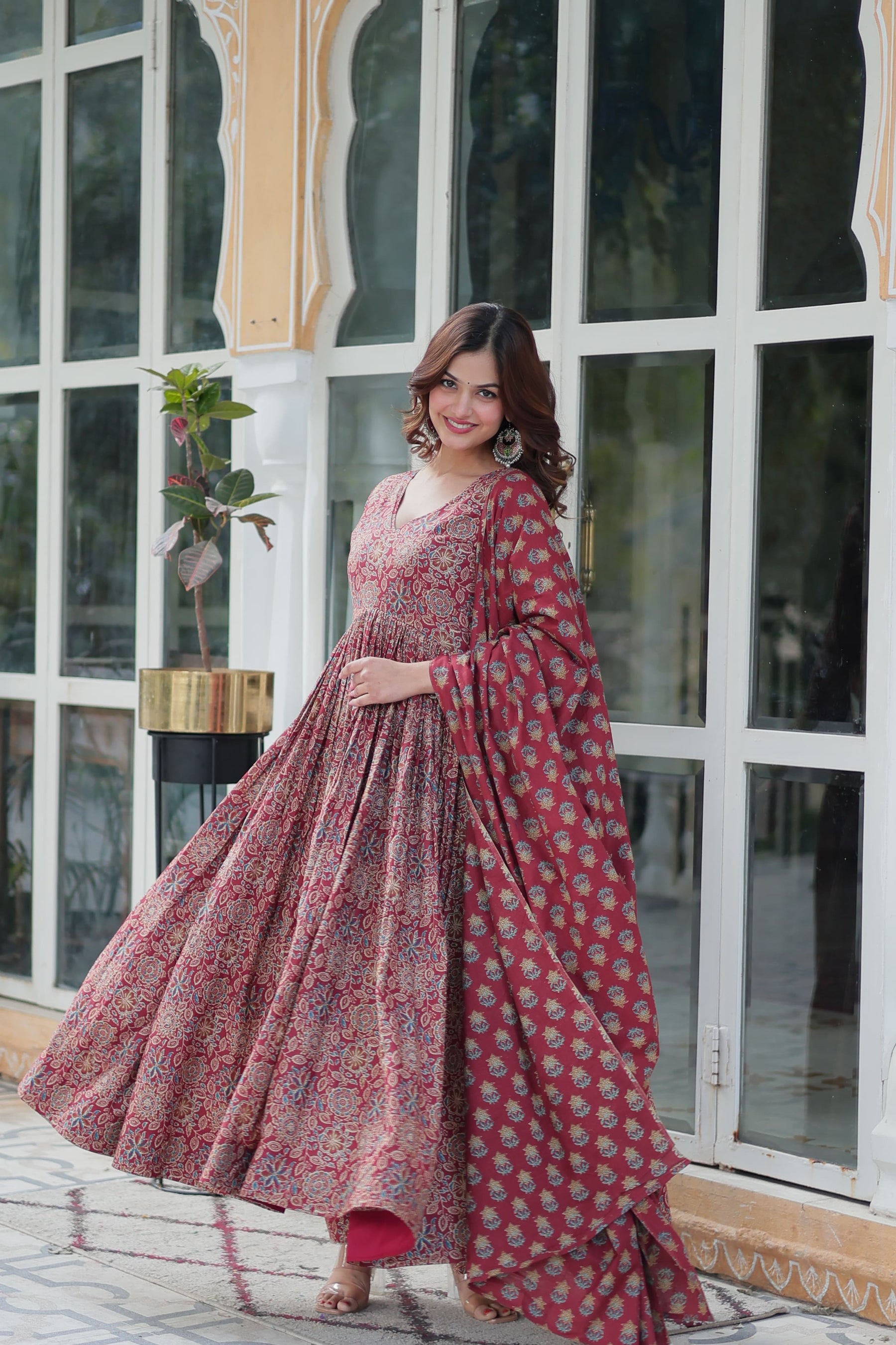 Premium Readymade Pure Cotton Kurti with Pant & Dupatta Set