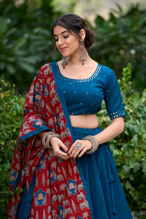Cotton with Gota Patti Lehenga Choli