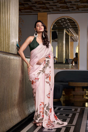 Satin Glow Printed Sarees