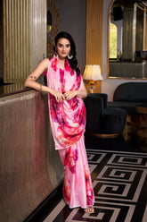 Satin Glow Printed Sarees