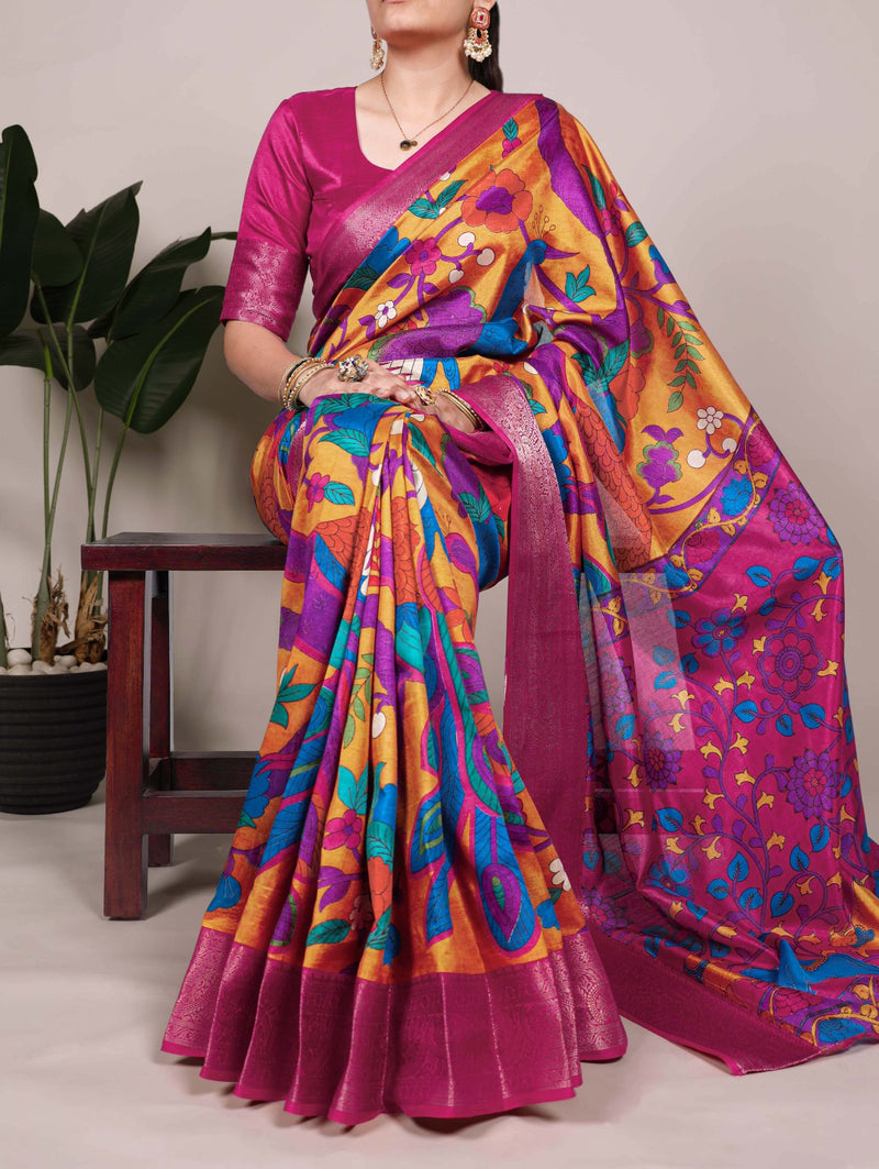 Tussar Silk Saree Collection