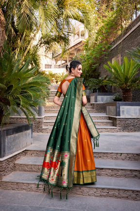 Paithani Jacquard Silk Lehenga Choli Set