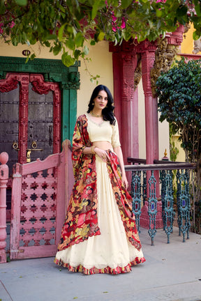 KALAMKARI ELEGANCE LEHENGA CHOLI FOR BRIDESMAIDS