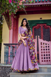 KALAMKARI ELEGANCE LEHENGA CHOLI FOR BRIDESMAIDS