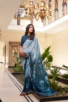 Printed Weightless Marble Sarees