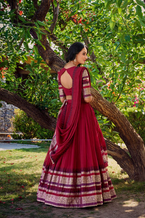 Royal Chanderi Lehenga Choli Collection