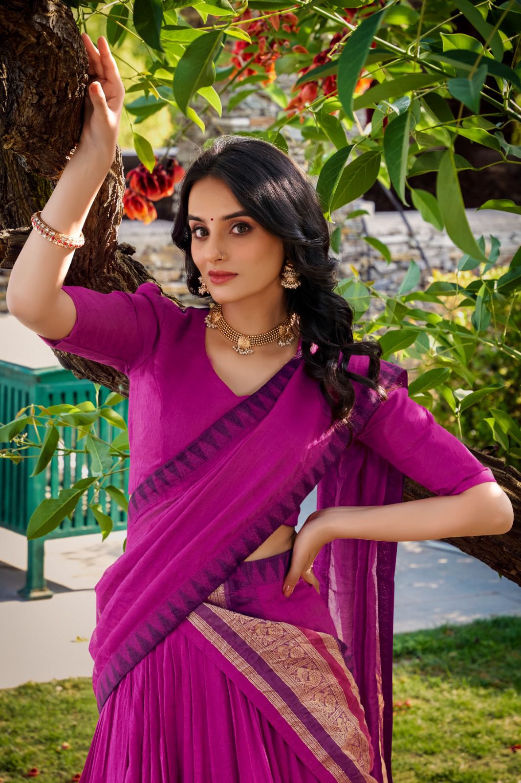 Royal Chanderi Lehenga Choli Collection