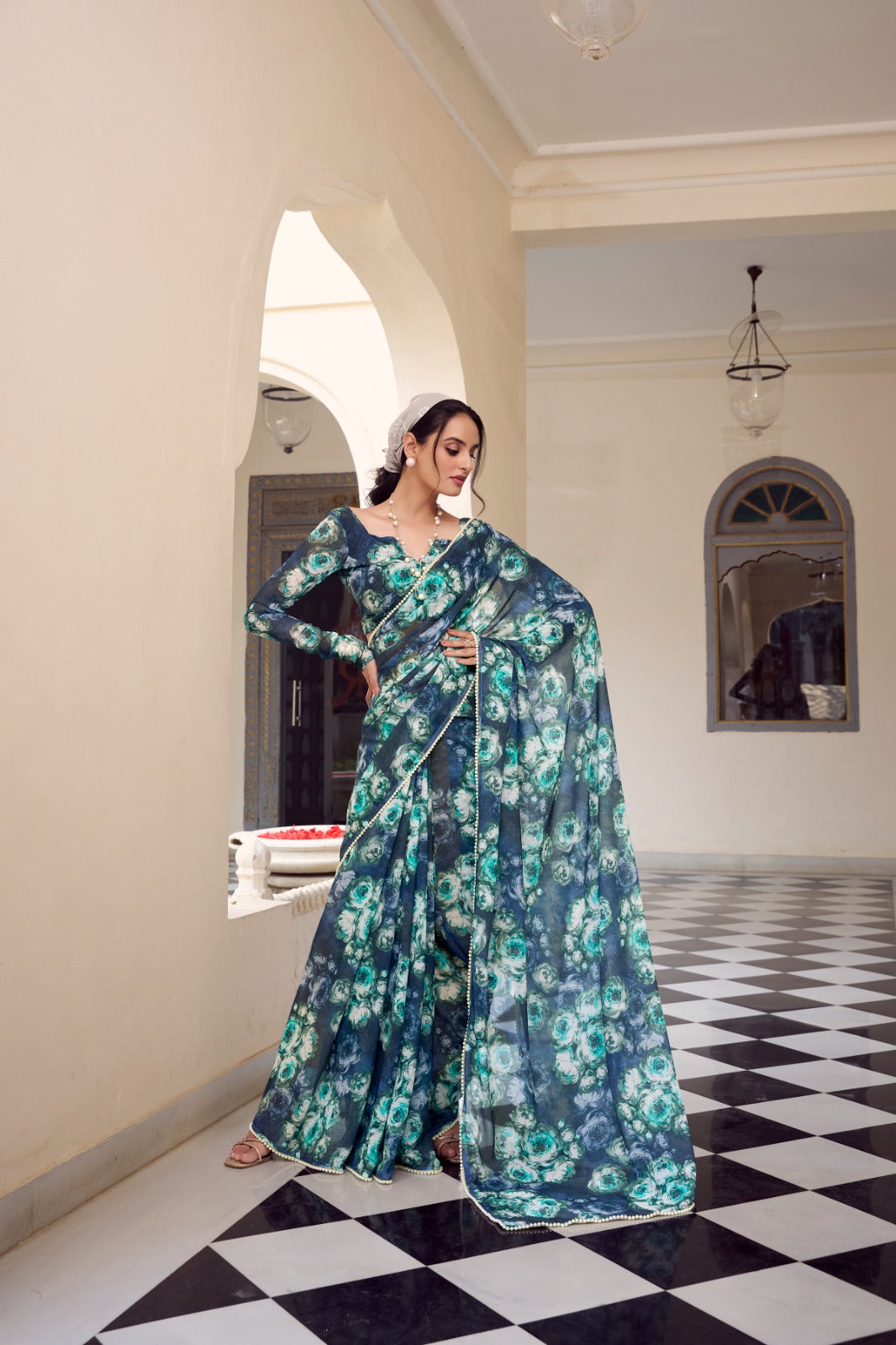 Marble Magic Saree Collection