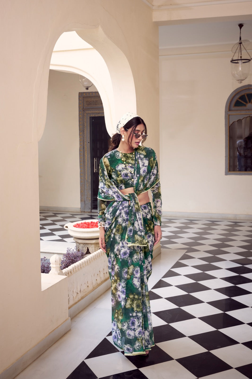 Marble Magic Saree Collection