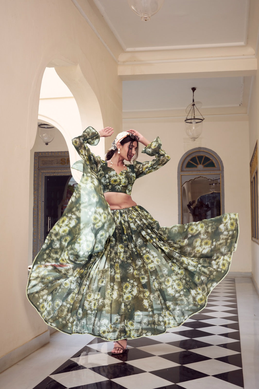 Marble Magic Saree Collection