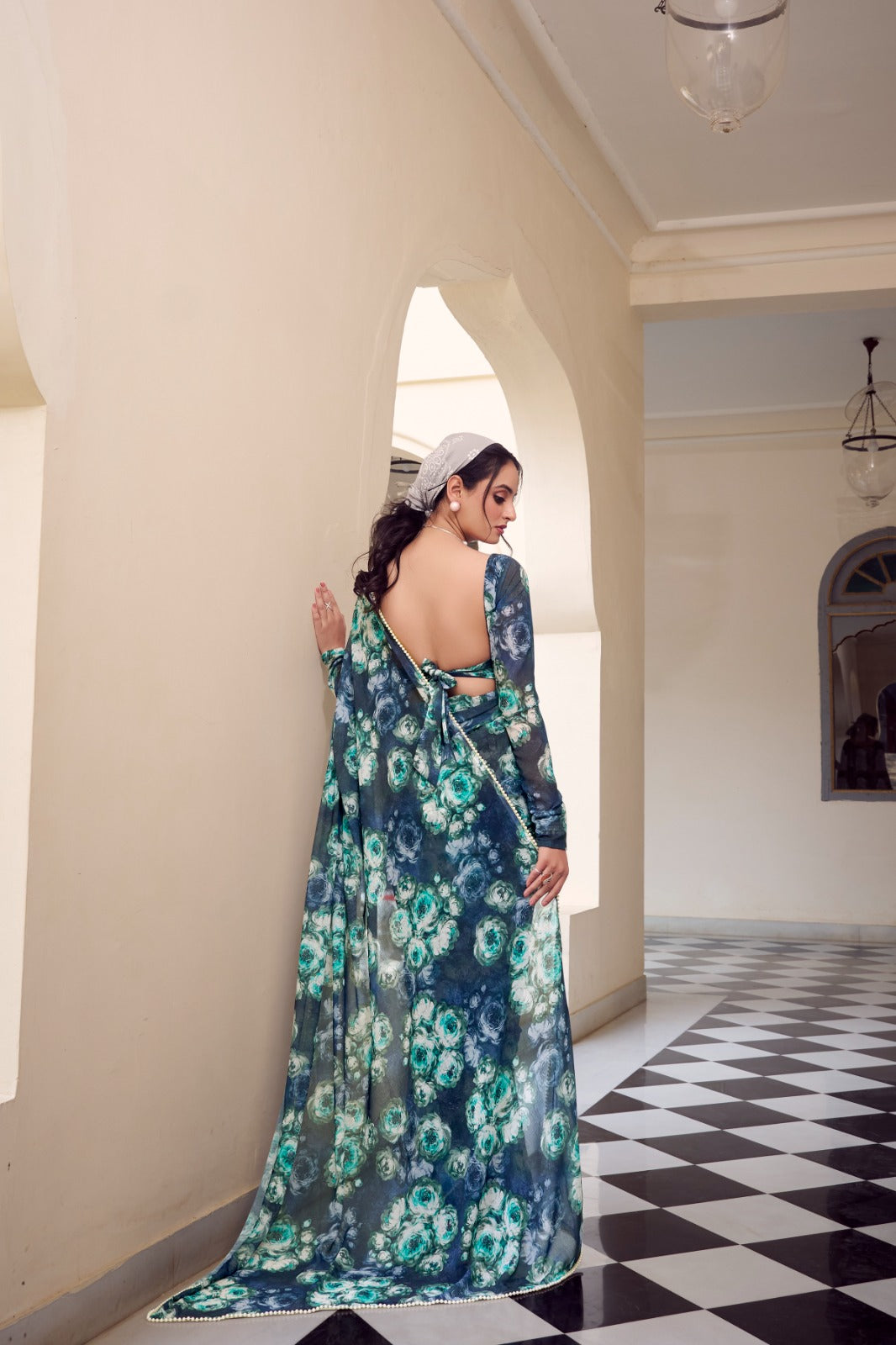 Marble Magic Saree Collection