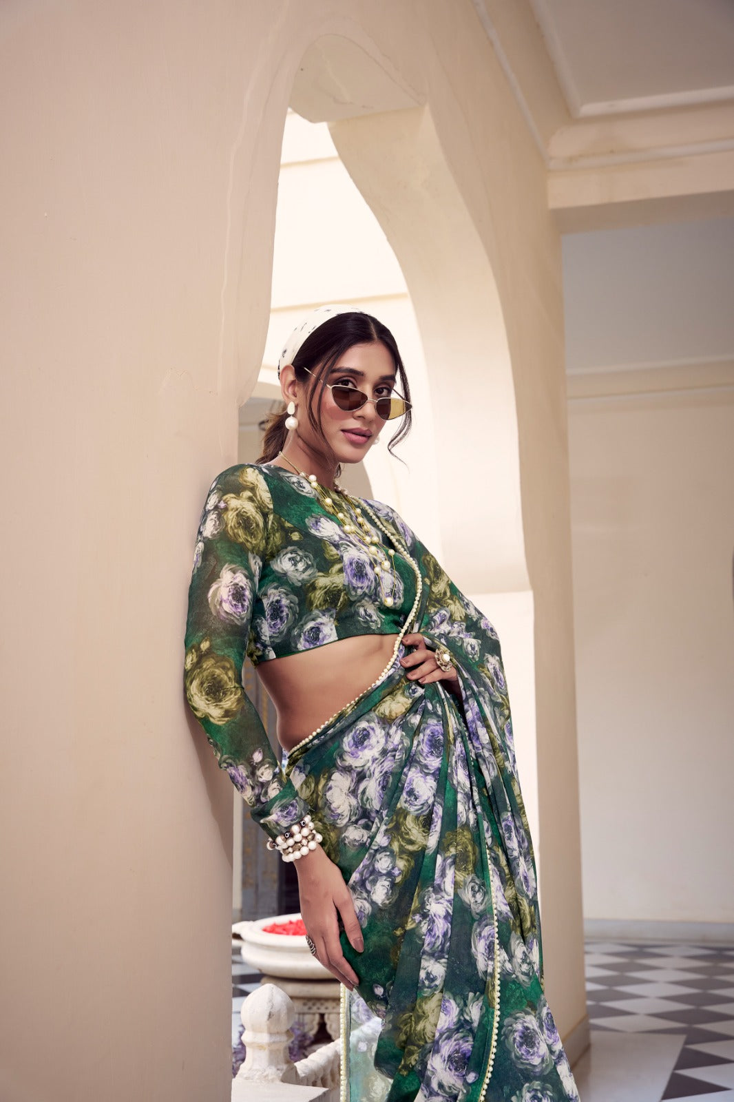 Marble Magic Saree Collection