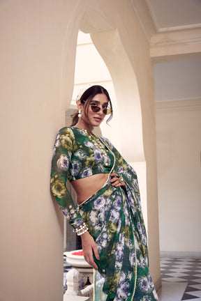 Marble Magic Saree Collection