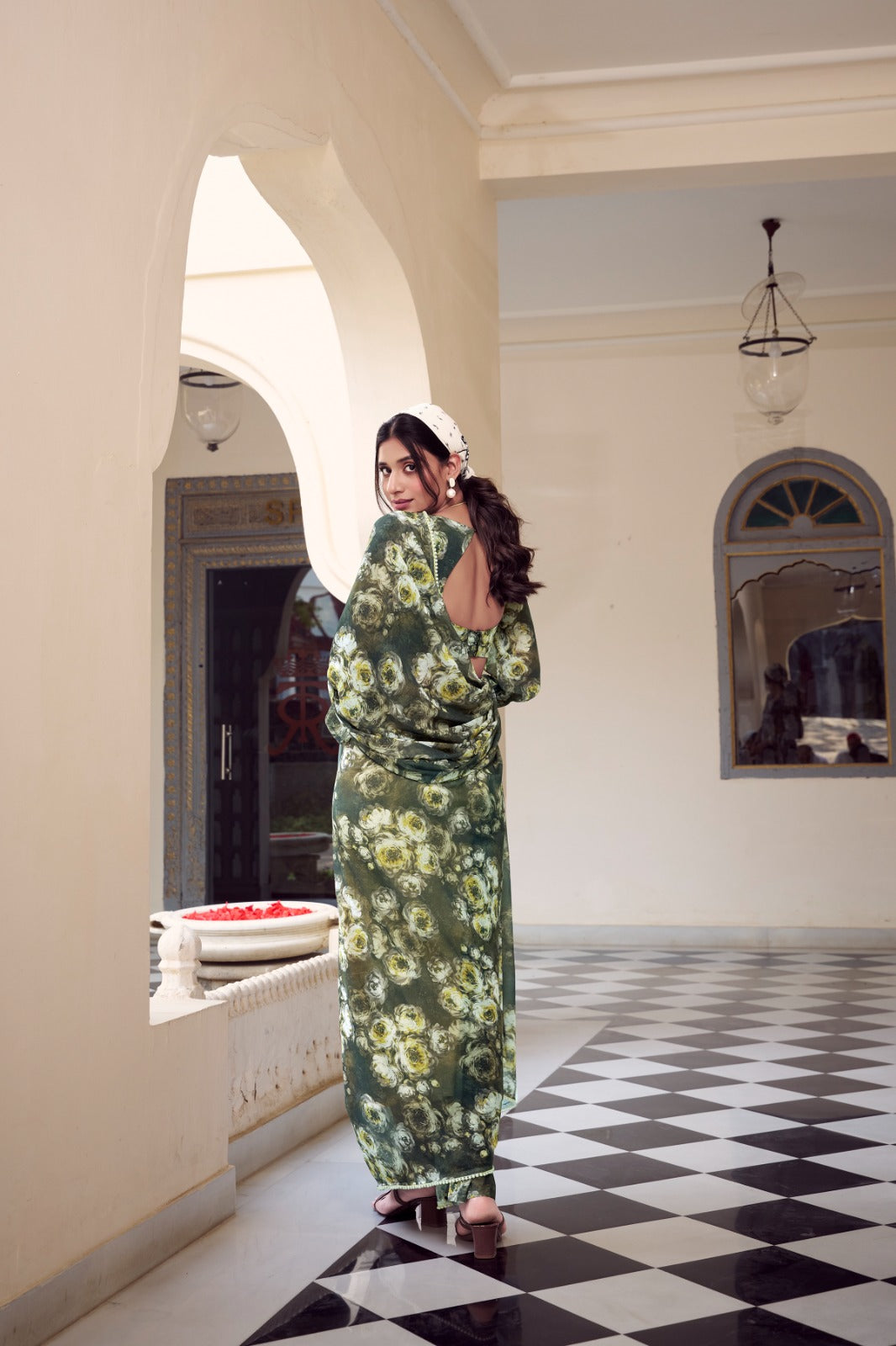 Marble Magic Saree Collection