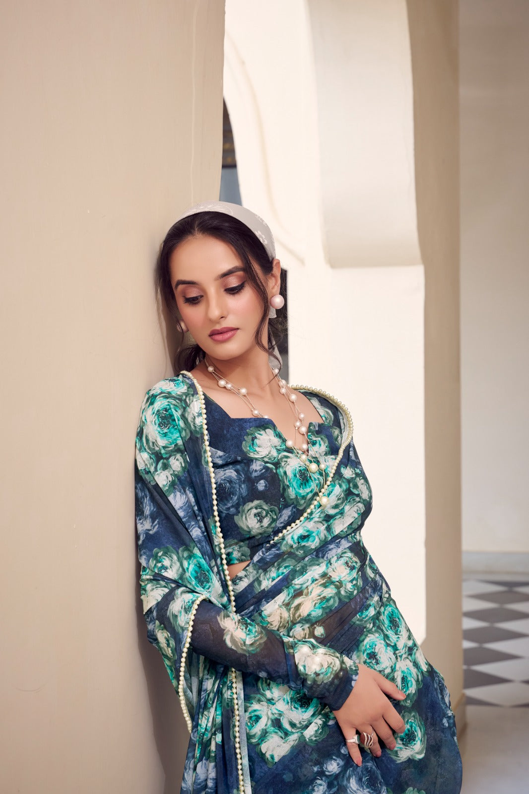 Marble Magic Saree Collection