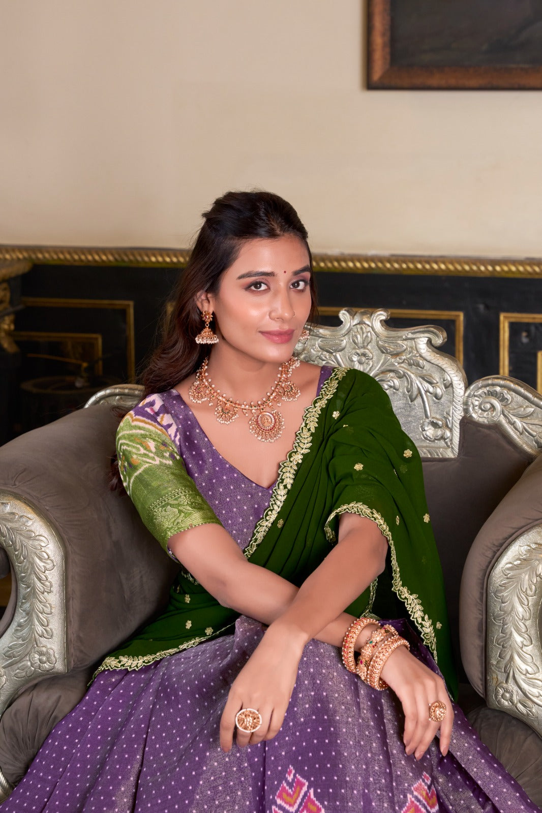 Kanchipuram Silk Lehenga Choli for Bridesmaids
