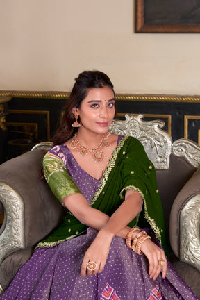 Kanchipuram Silk Lehenga Choli for Bridesmaids