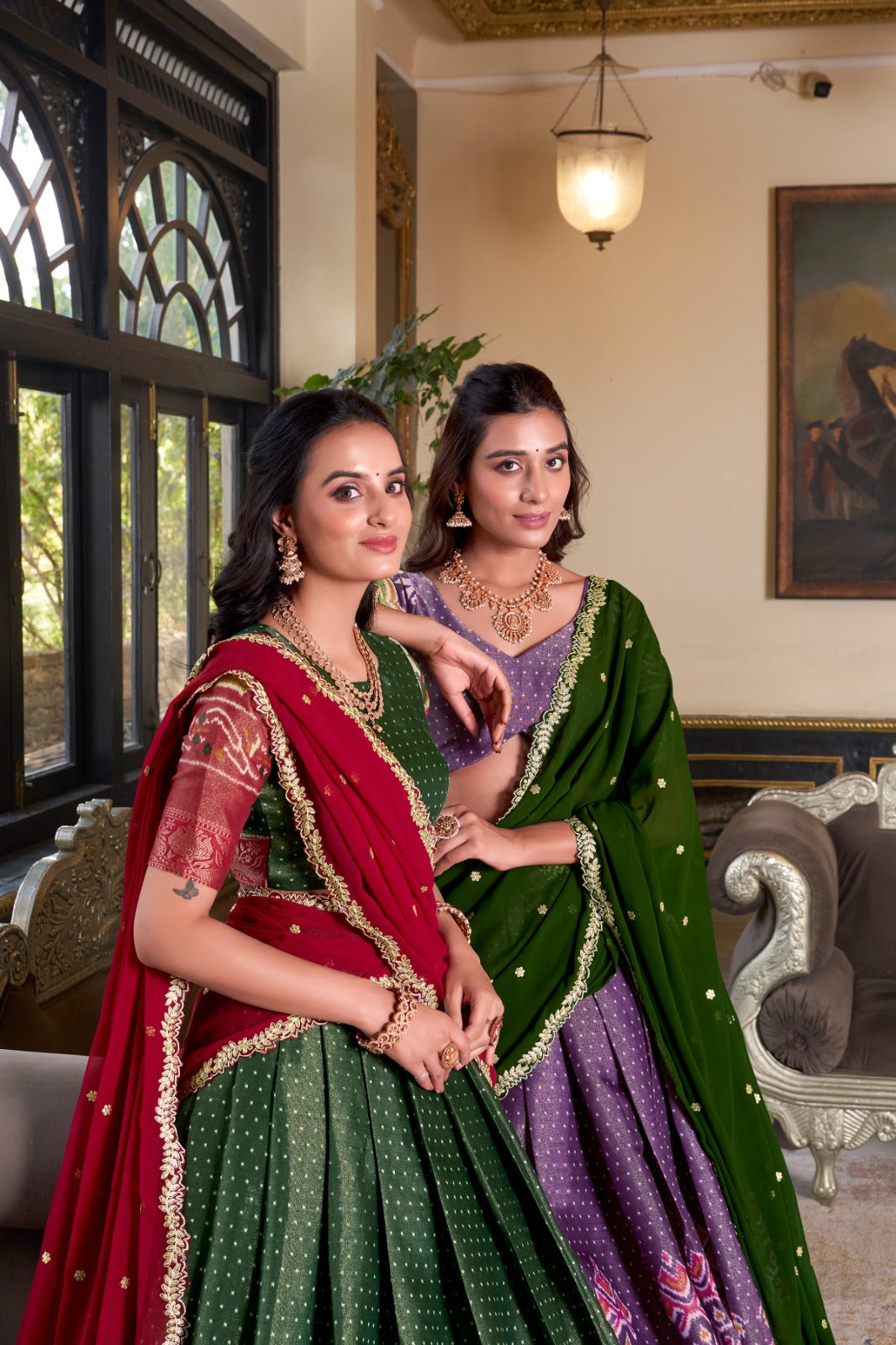 Kanchipuram Silk Lehenga Choli for Bridesmaids