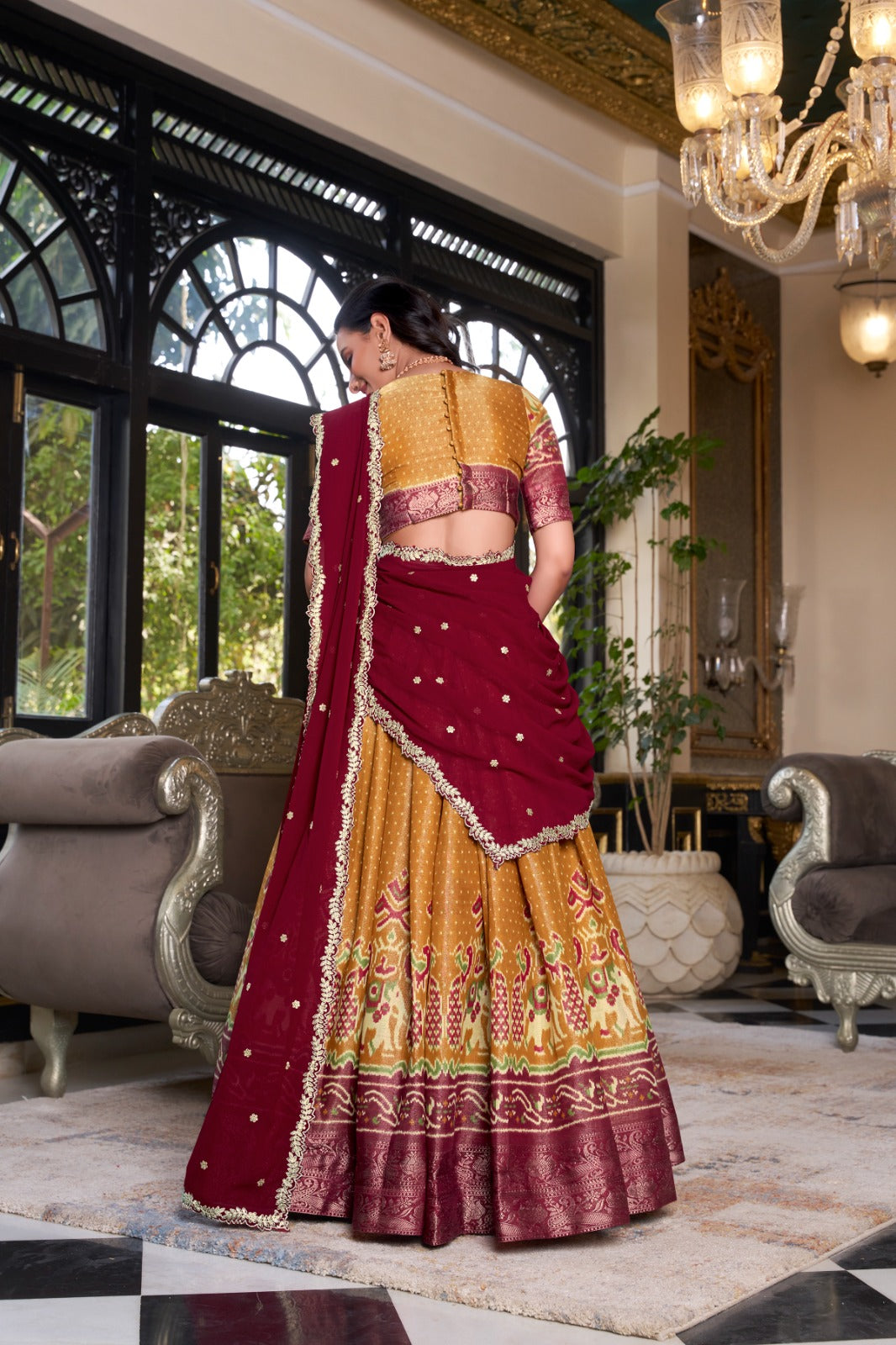 Kanchipuram Silk Lehenga Choli for Bridesmaids