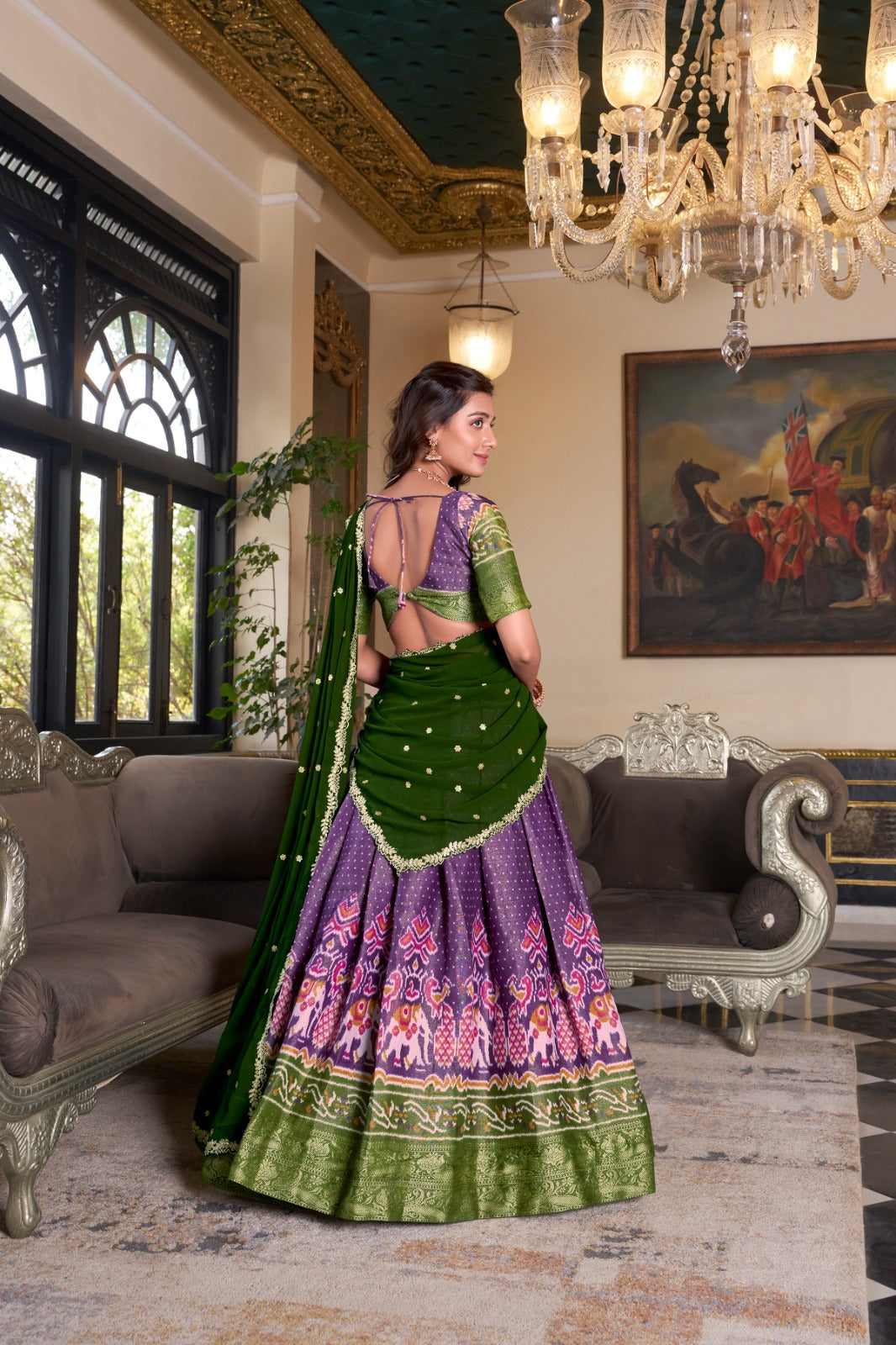 Kanchipuram Silk Lehenga Choli for Bridesmaids