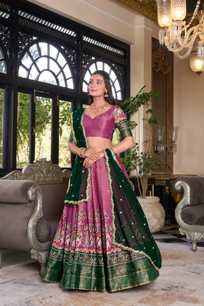 Kanchipuram Silk Lehenga Choli for Bridesmaids